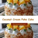 Indulge in Tropical Bliss with the Ultimate Coconut Cream Poke Cake