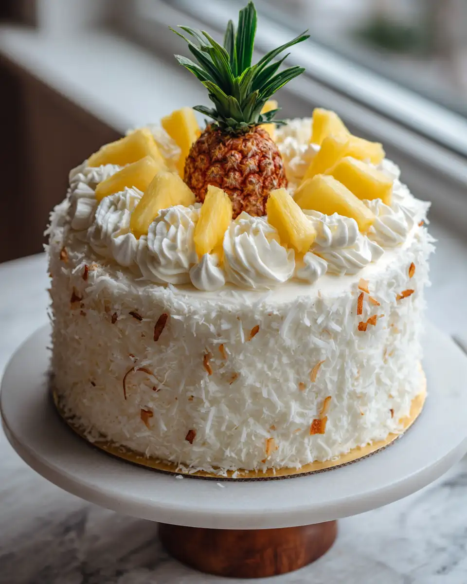 Indulge in Paradise with the Coconut Pineapple Dream Cake - Featured Image