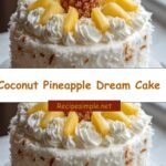 Indulge in Paradise with the Coconut Pineapple Dream Cake