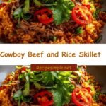 Saddle Up for Flavor: Cowboy Beef and Rice Skillet Delight