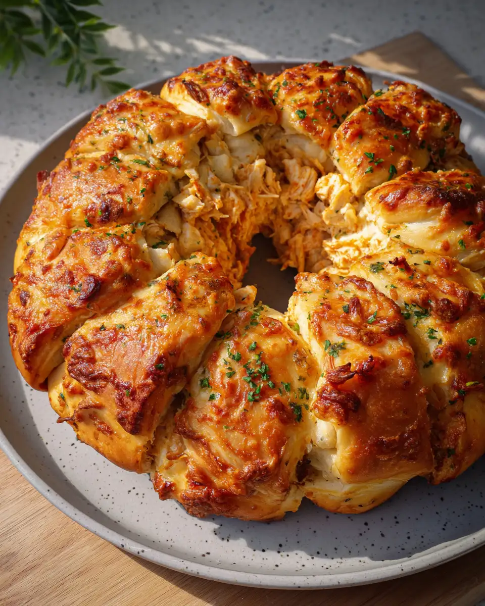 Final dish - Irresistible Crack Chicken Crescent Ring: The Ultimate Comfort Food Delight