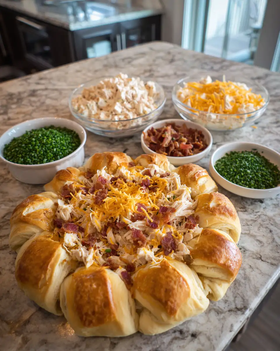 Ingredients for Irresistible Crack Chicken Crescent Ring: The Ultimate Comfort Food Delight