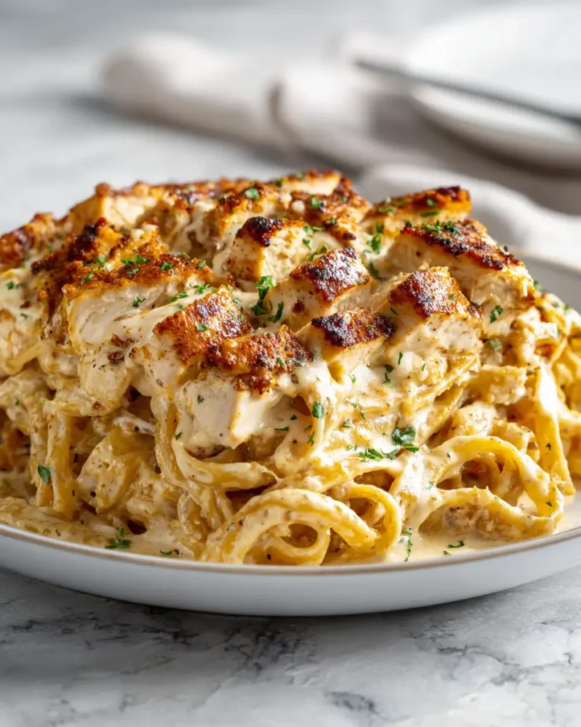 Decadent Delight: Creamy Cajun Chicken Alfredo Bake Unveiled - Featured Image