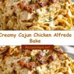 Decadent Delight: Creamy Cajun Chicken Alfredo Bake Unveiled