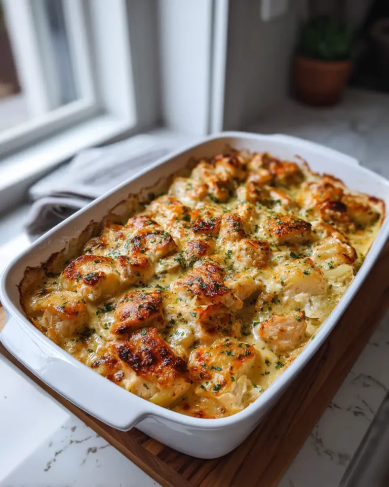 Ultimate Comfort: Creamy Garlic Butter Chicken Potato Casserole Delight - Featured Image