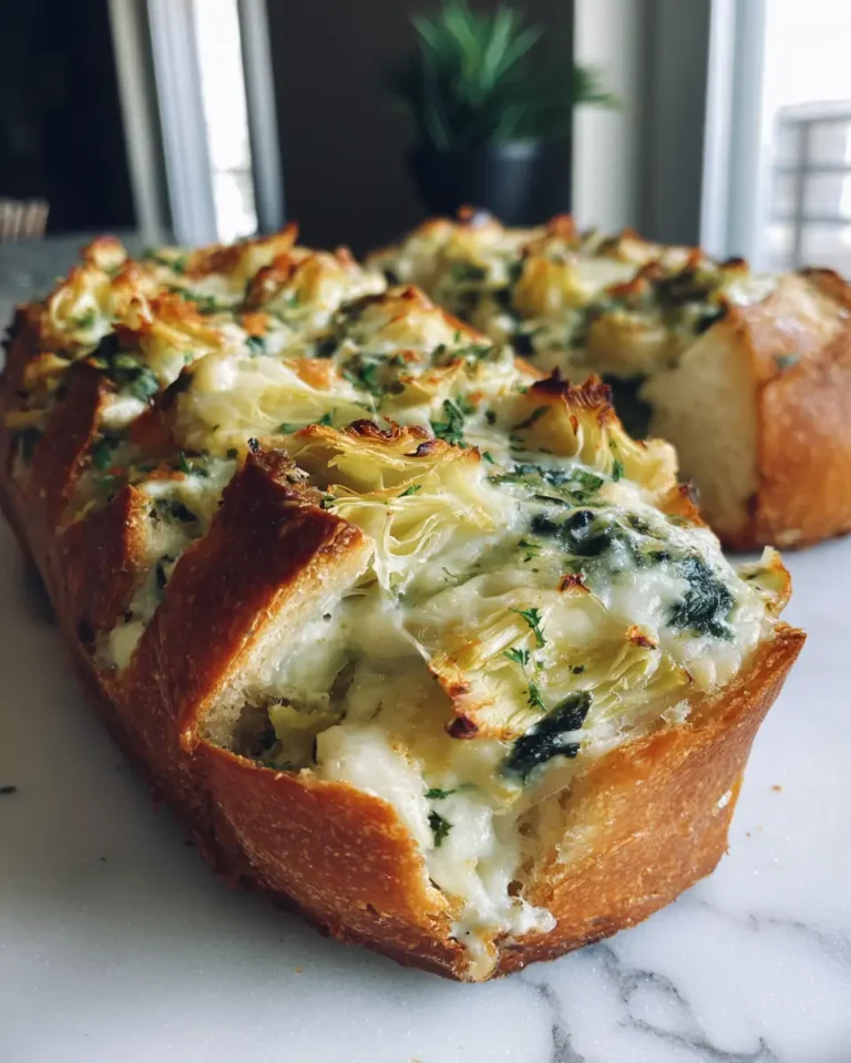 Decadent Delight: Creamy Spinach Artichoke Stuffed Bread Unveiled - Featured Image