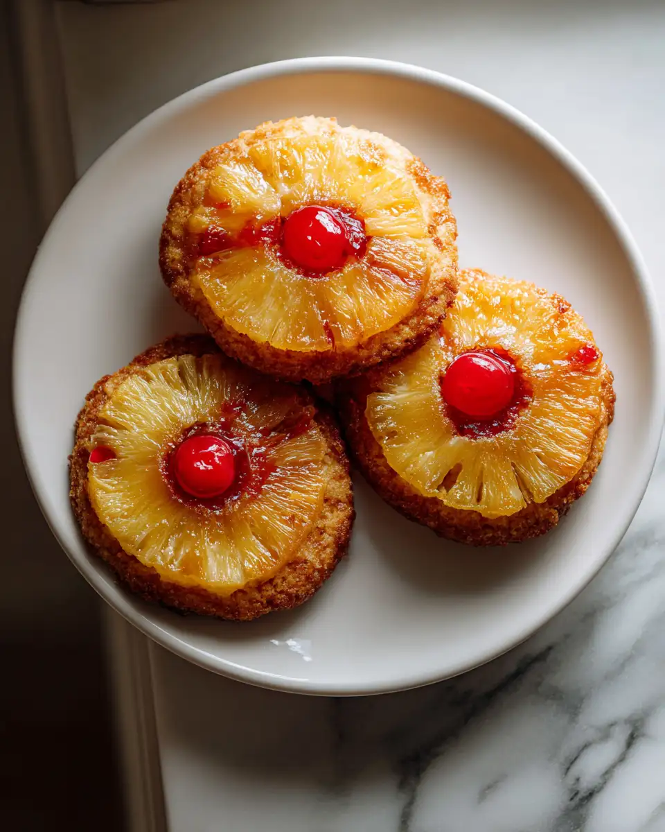 Final dish - Sweet Simplicity: Easy Pineapple Upside Down Sugar Cookies