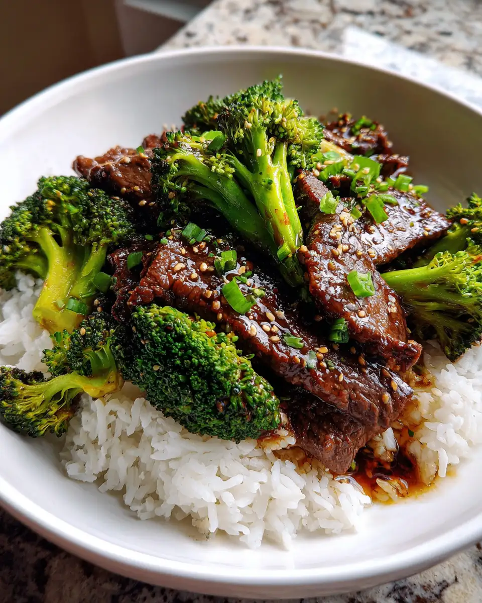 Final dish - Savor the Flavor: Irresistible Garlic Butter Beef and Broccoli Delight