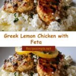 Savor the Sunshine: Greek Lemon Chicken with Feta Delight