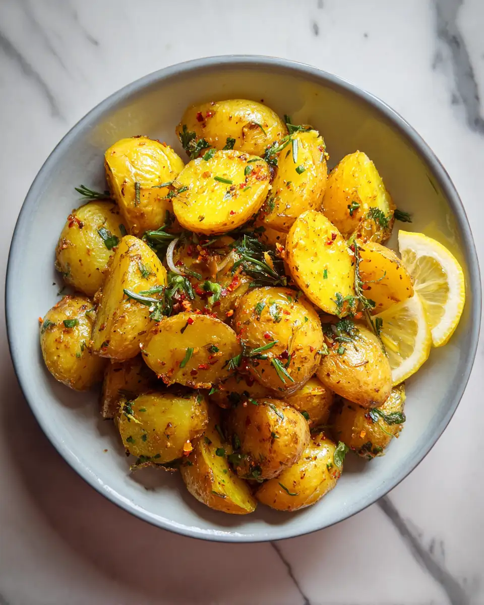 Zesty Greek Lemon Potatoes: A Burst of Sunshine on Your Plate - Featured Image