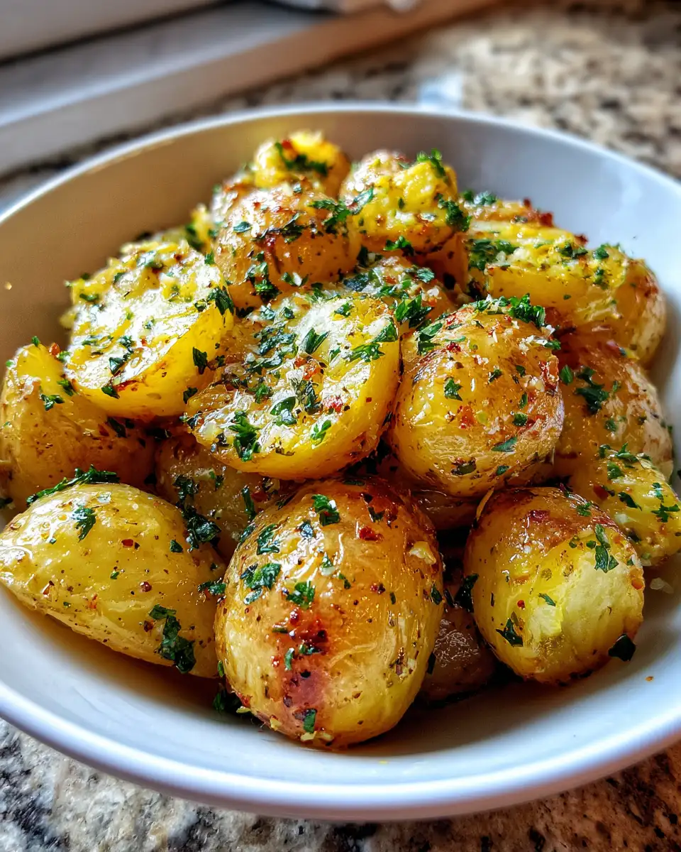 Final dish - Zesty Greek Lemon Potatoes: A Burst of Sunshine on Your Plate