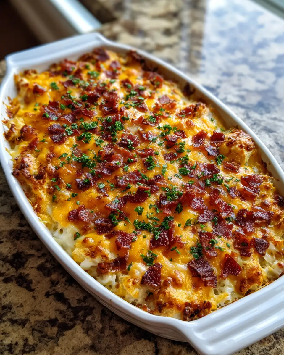 Final dish - Savory Delight: Honey BBQ Bacon Ranch Chicken Bake Extravaganza