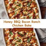 Savory Delight: Honey BBQ Bacon Ranch Chicken Bake Extravaganza