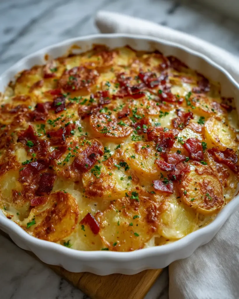 Irresistible Honey Mustard Bacon Potato Bake: A Flavor Explosion in Every Bite - Featured Image
