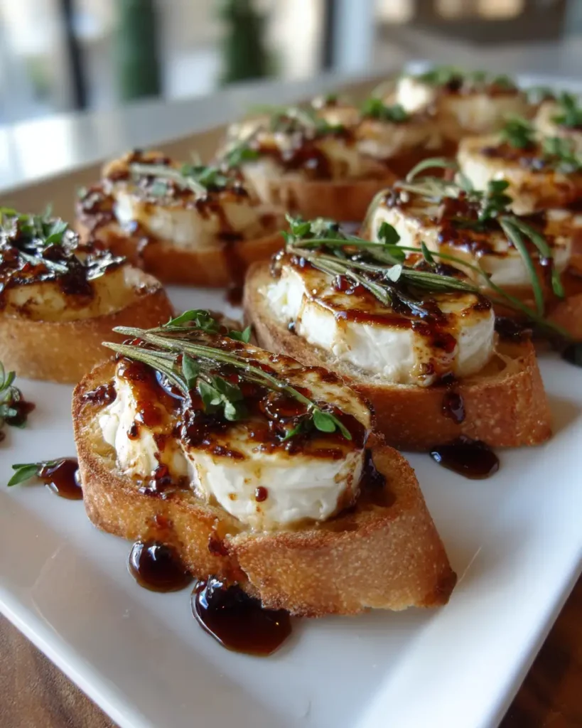 Sizzling Hot Honey Baked Brie Crostini: A Flavor Explosion - Featured Image