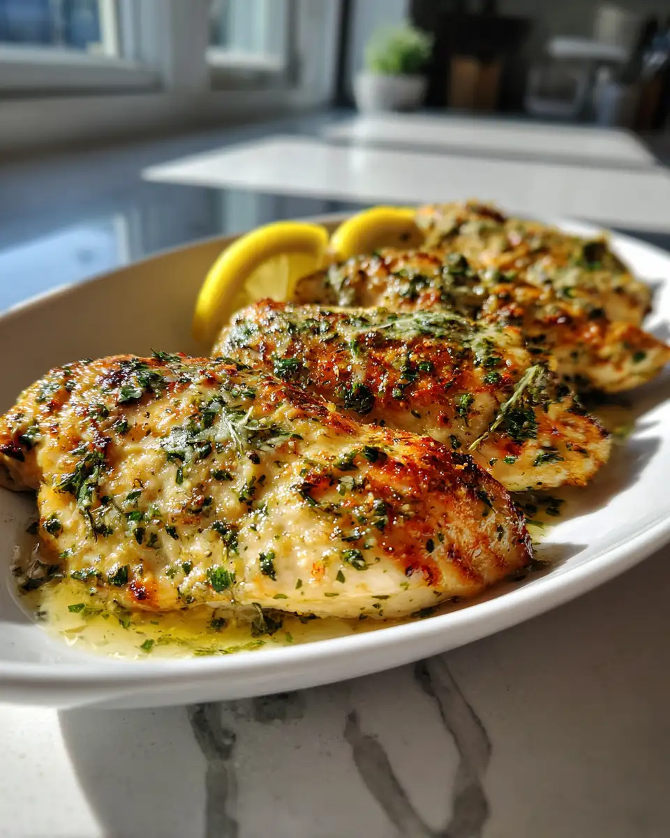 Final dish - Zesty Lemon Herb Parmesan Chicken: A Flavorful Delight