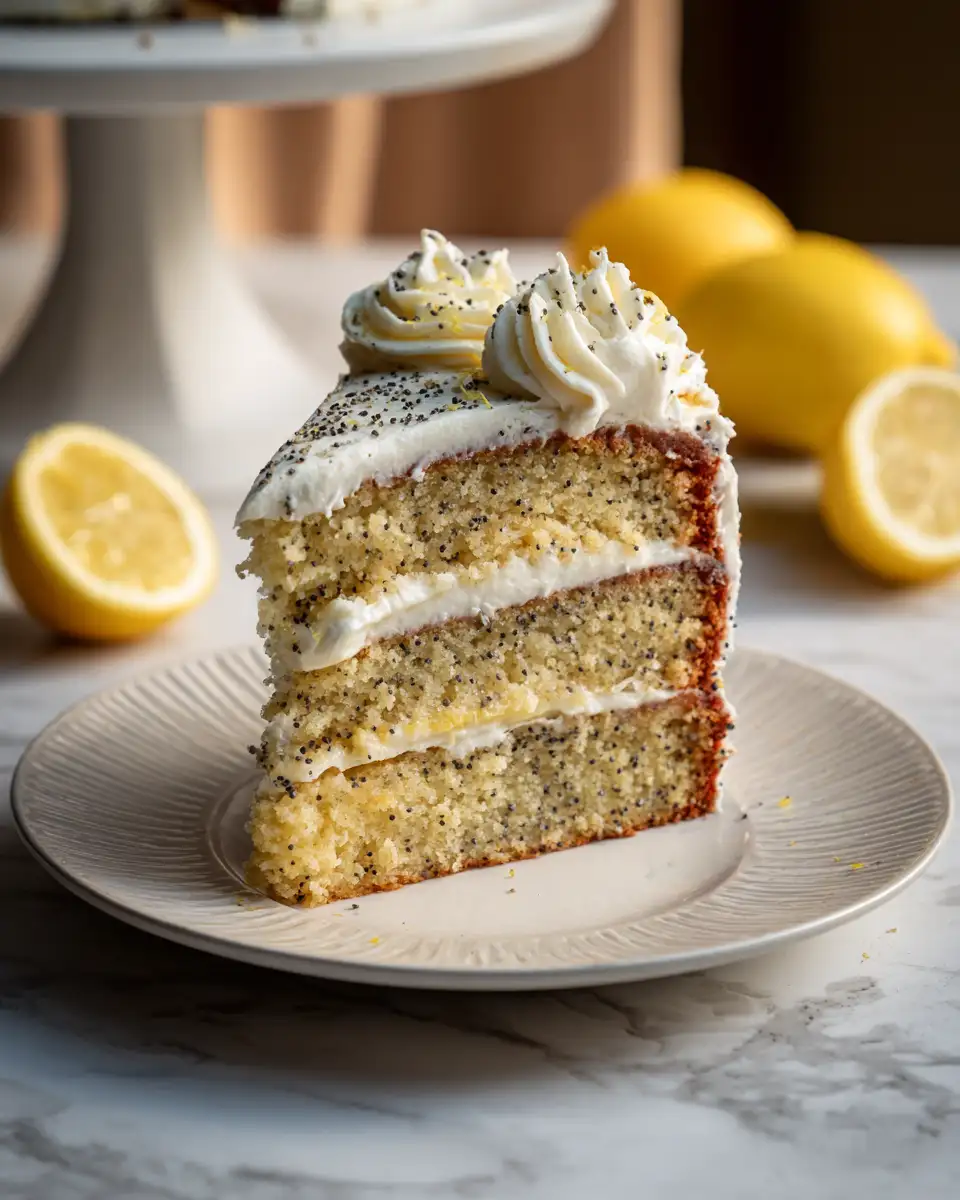 Zesty Delights: The Ultimate Lemon Poppy Seed Cake Recipe - Featured Image