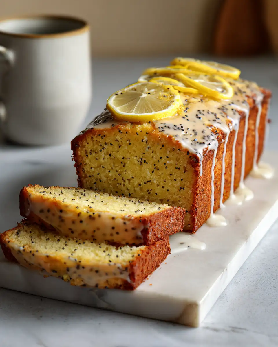 Final dish - Zesty Delights: The Ultimate Lemon Poppy Seed Cake Recipe