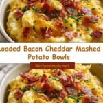 Ultimate Comfort: Loaded Bacon Cheddar Mashed Potato Bowls