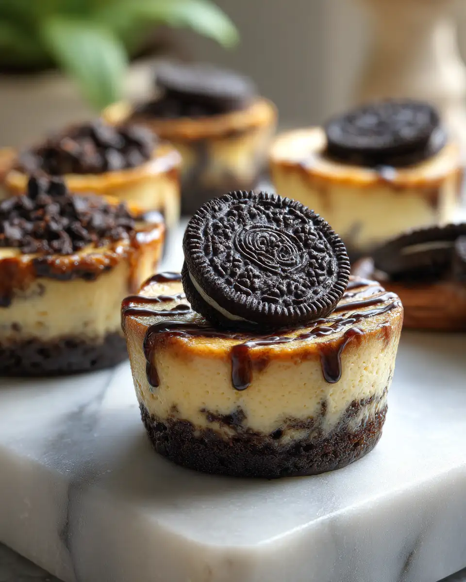 Final dish - Indulge in Bliss with Irresistible Oreo Cheesecake Cups