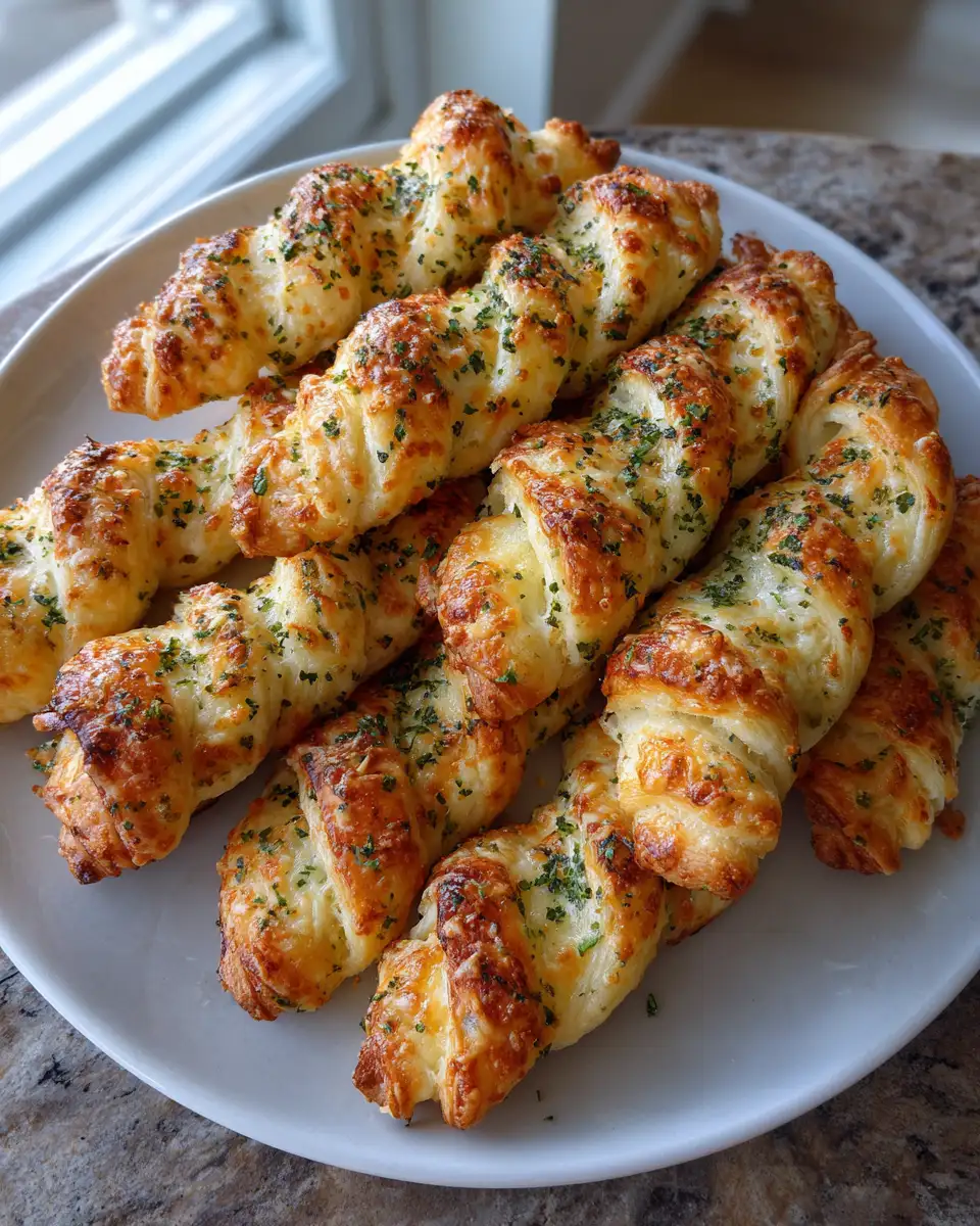 Final dish - Irresistible Parmesan Garlic Crescent Twists You Need to Try