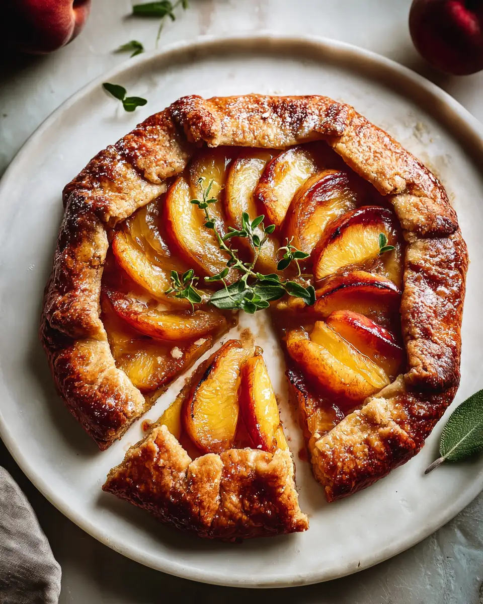 Rustic Elegance: Master the Art of the Perfect Peach Galette - Featured Image