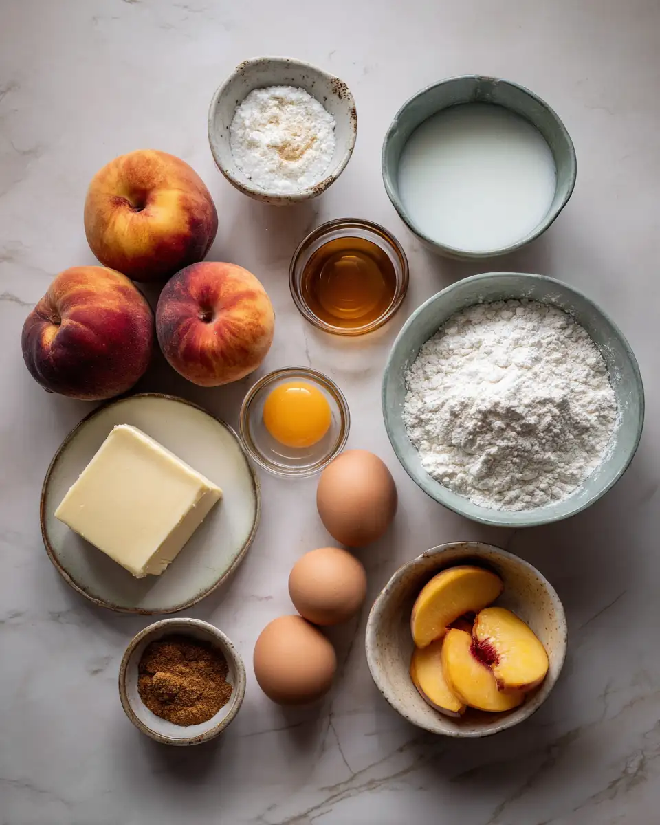 Ingredients for Rustic Elegance: Master the Art of the Perfect Peach Galette