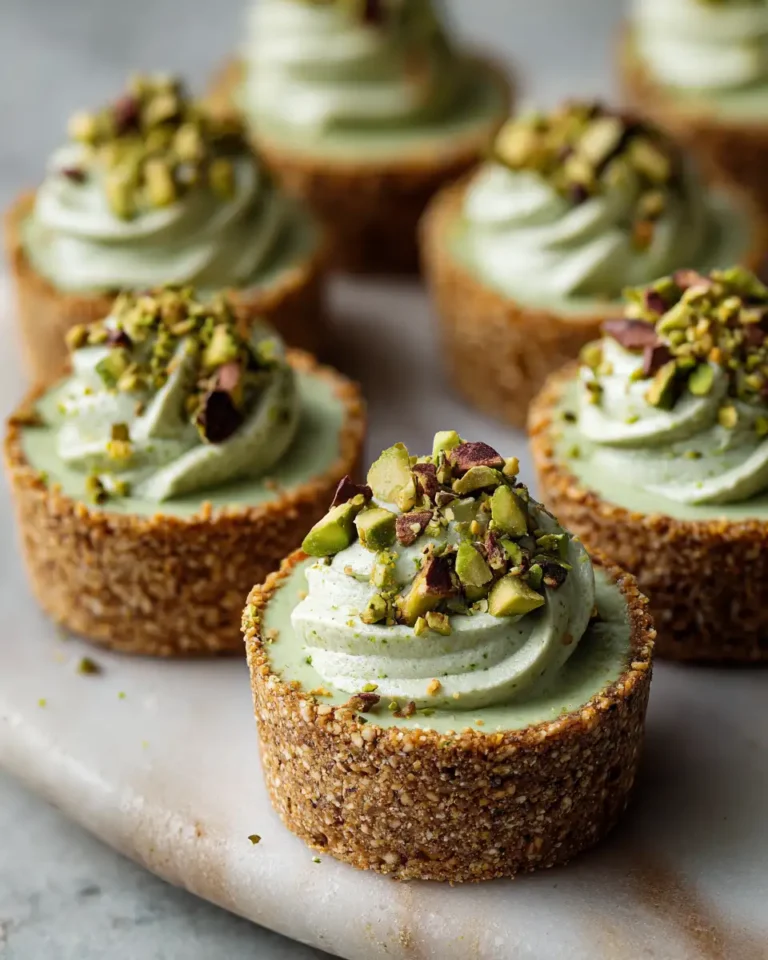 Divine Indulgence: Irresistible Pistachio Cheesecake Cups - Featured Image