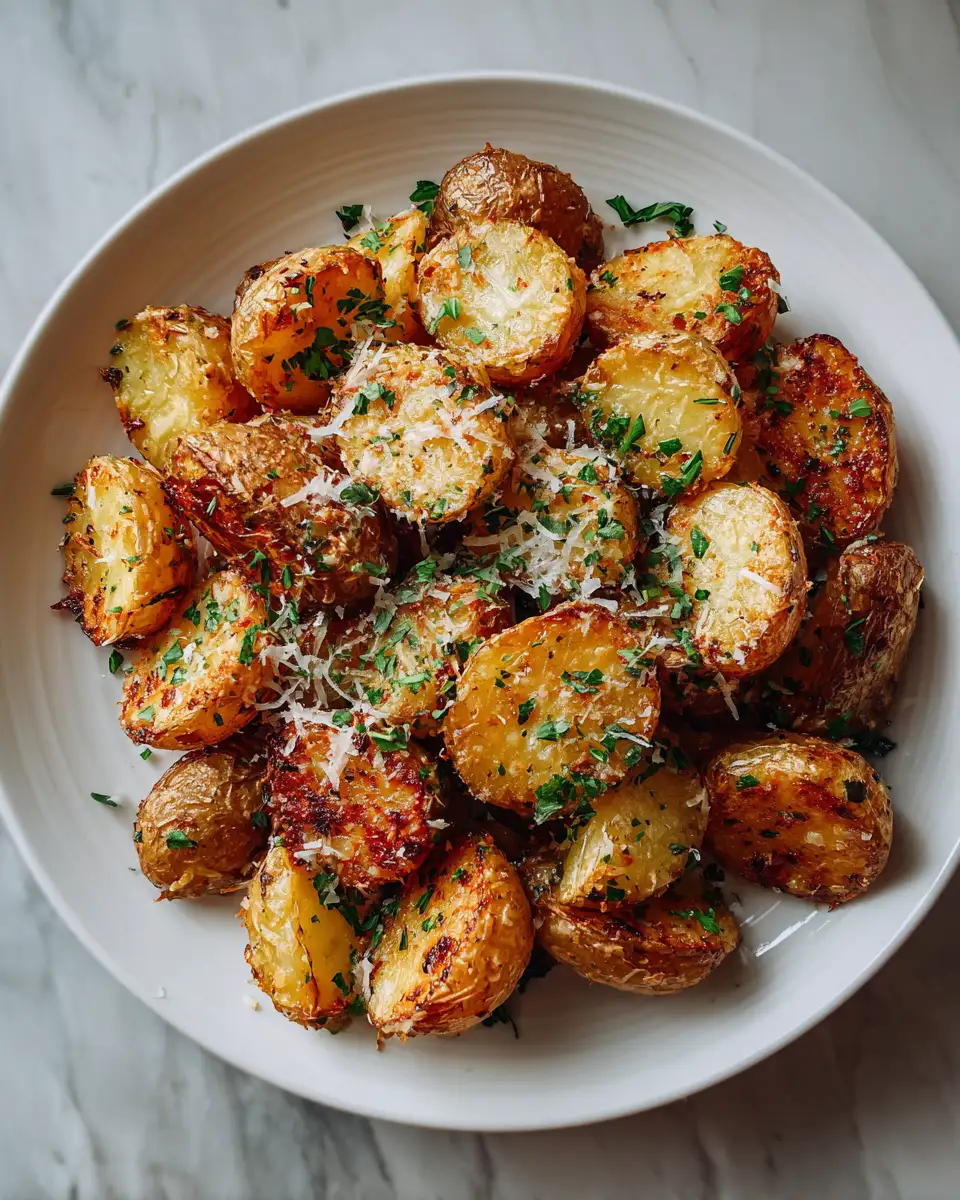 Savor the Flavor: Irresistible Roasted Garlic Parmesan Potatoes - Featured Image
