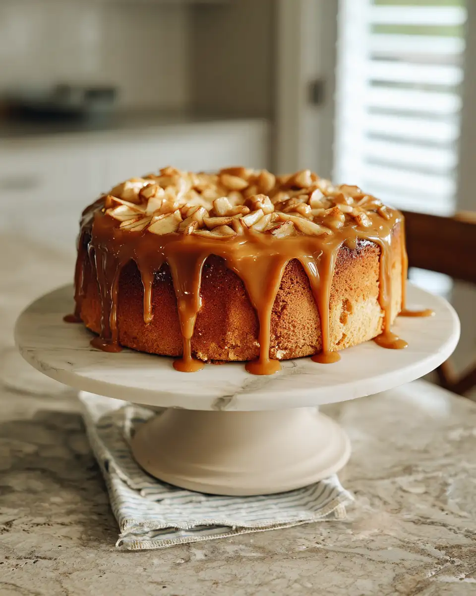 Decadence Meets Delight in the Perfect Salted Caramel Apple Cake - Featured Image