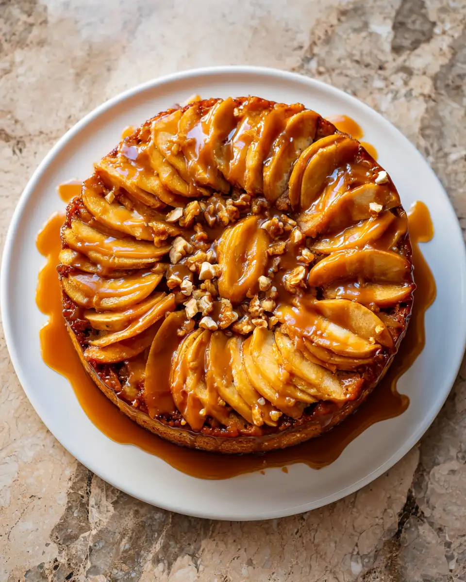 Final dish - Decadence Meets Delight in the Perfect Salted Caramel Apple Cake