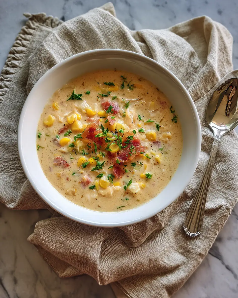 Cozy Up with Irresistible Slow Cooker Creamy Corn Chowder - Featured Image