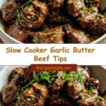 Melt-in-Your-Mouth Slow Cooker Garlic Butter Beef Tips Delight