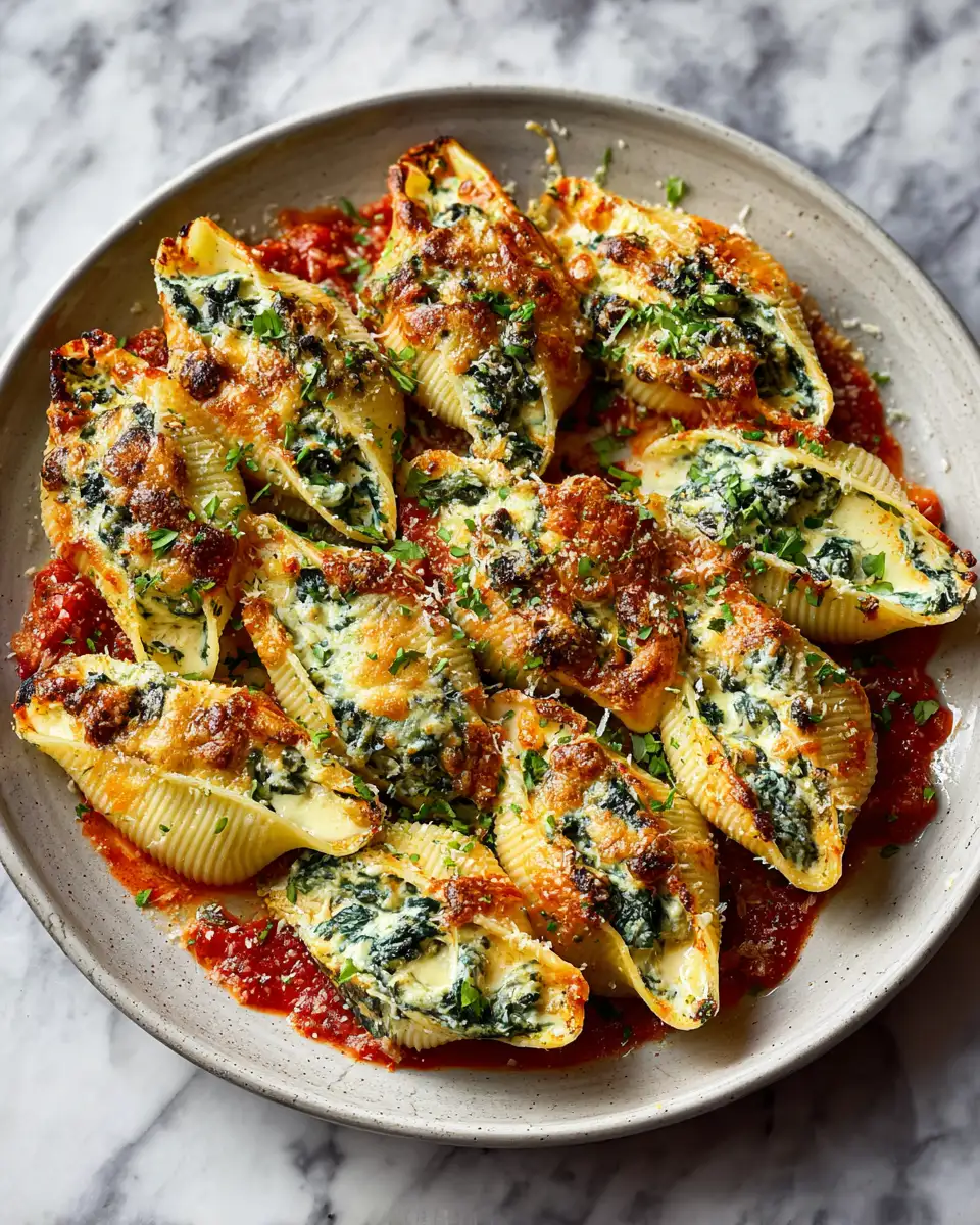 Irresistible Spinach and Ricotta Stuffed Shells for a Cozy Italian Night - Featured Image
