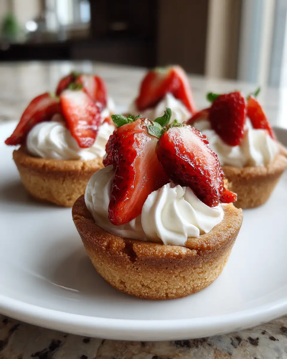 Irresistible Strawberry Shortcake Cookie Cups: A Sweet Twist on a Classic Treat - Featured Image