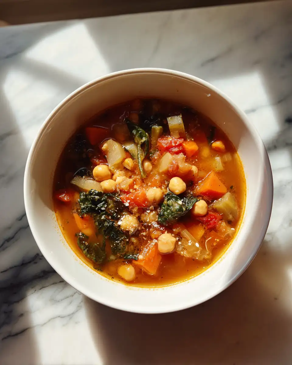 Hearty Tuscan Chickpea Vegetable Soup That Warms the Soul - Featured Image