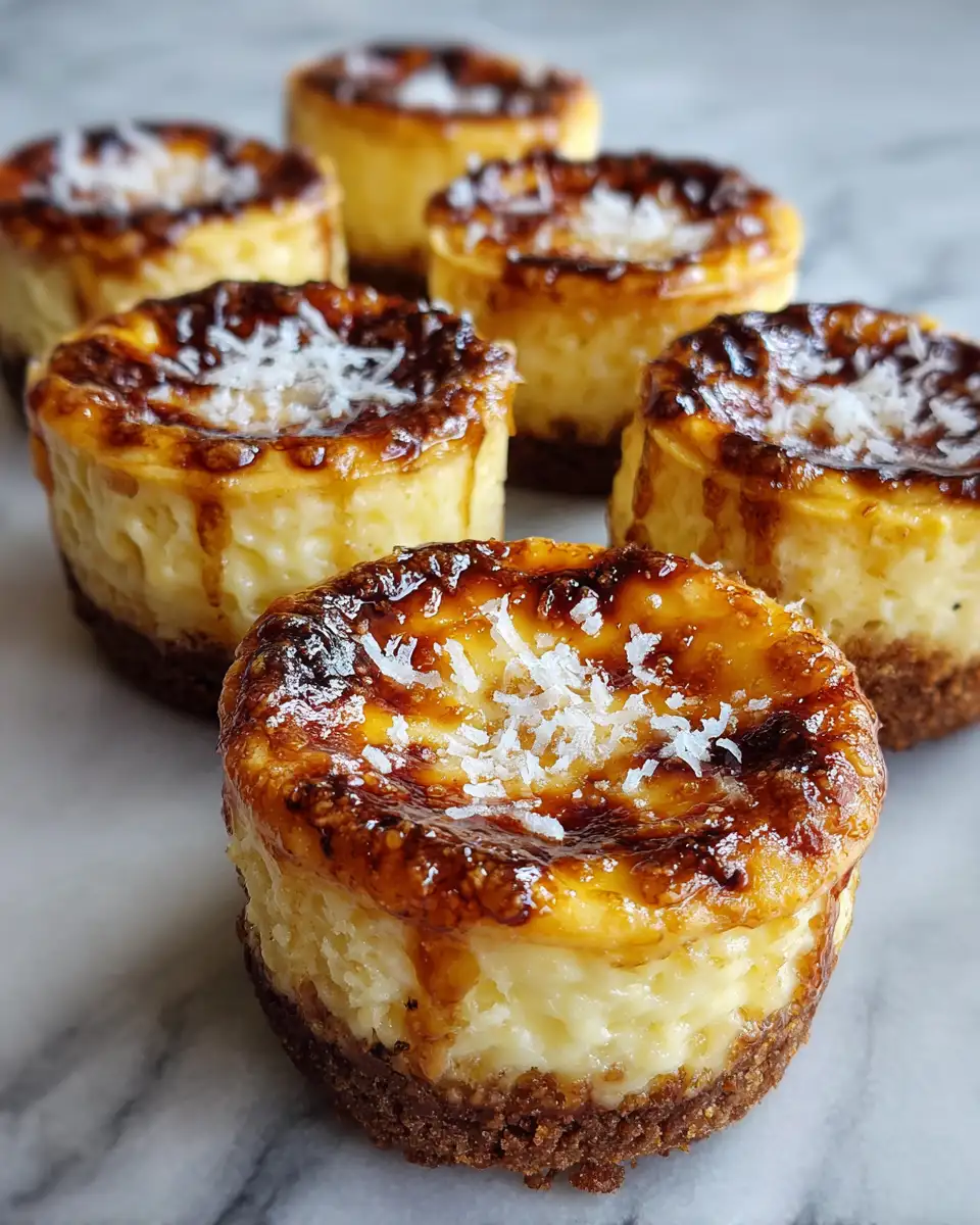 Final dish - Heavenly Bites: Vanilla Bean Crème Brûlée Cheesecake Cupcakes Delight